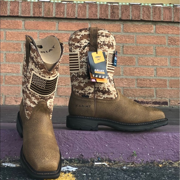 ariat patriot steel toe boots